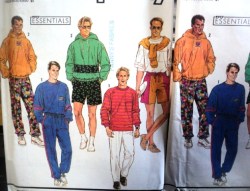 7073 SIMPLICITY PULL ON  PANTS, SHORTS,  LS TOP HOOD OR NOT PATTERN XS-XL UNCUT